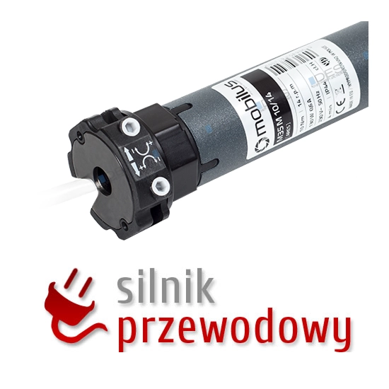 Silnik Mobilus M35 M 3/14K KRÓTKI do wąskich rolet