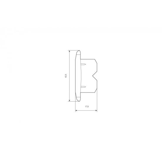 Aretki do rolet zewnętrznych – pancerz PA 39 mm