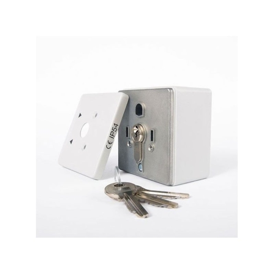 Przełącznik kluczykowy natynkowy uniwersalny IP54