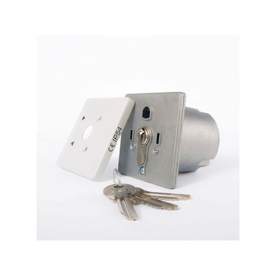 Przełącznik kluczykowy podtynkowy uniwersalny IP54